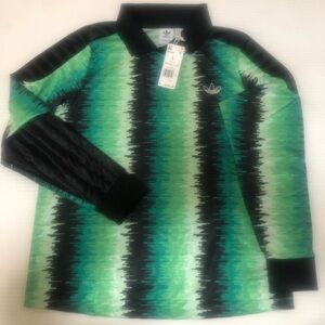 Soccer long sleeve green-black